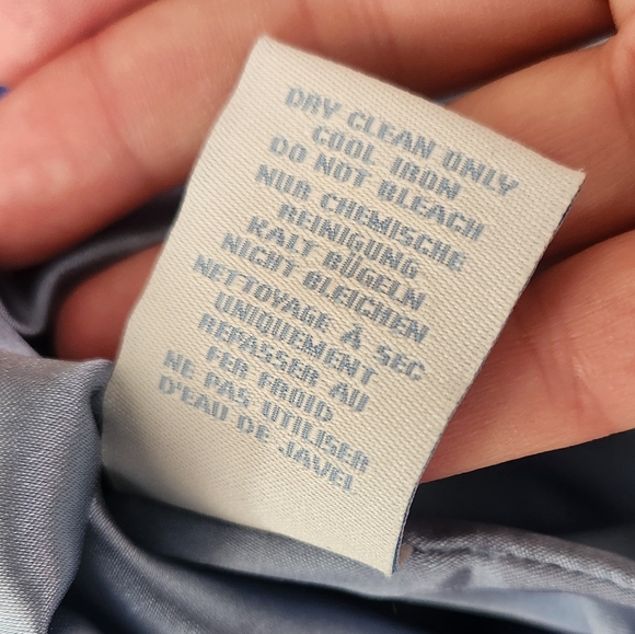 BODEN 100% silk colorblock maxi skirt black & blue long feminine classy US 10 - Picture 7 of 11